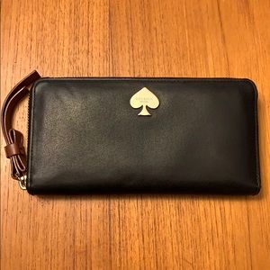 Kate Spade Black Long Wallet